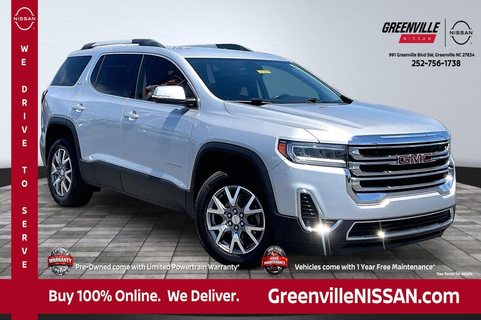 Quicksilver Metallic 2020 GMC Acadia SLT FWD SUV / Crossover Front-Wheel Drive 9-Speed Automatic