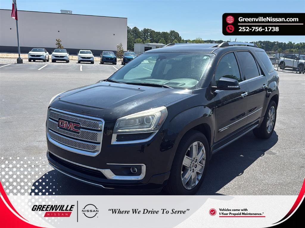 Black (Ebony Twilight Metallic) 2016 GMC Acadia Denali FWD SUV / Crossover Front-Wheel Drive 6-Speed Automatic
