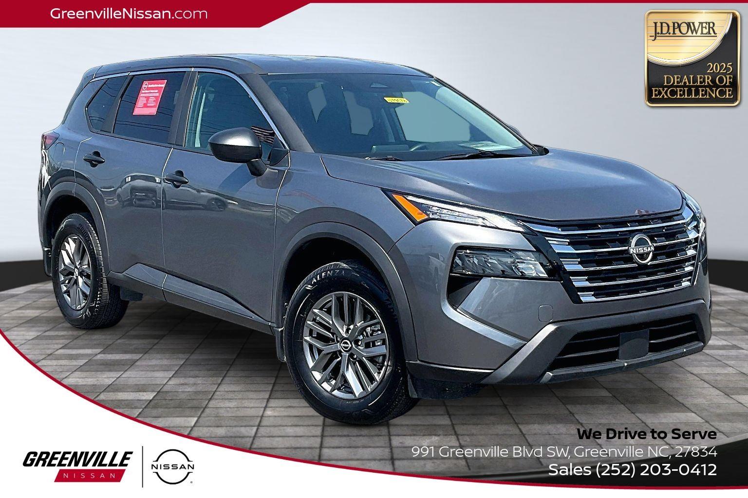 Gray (Gun Metallic) 2025 Nissan Rogue S FWD SUV / Crossover Front-Wheel Drive Continuously Variable Transmission