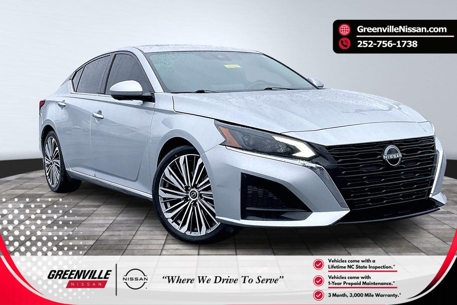 Brilliant Silver Metallic 2023 Nissan Altima 2.5 SL FWD Sedan Front-Wheel Drive Continuously Variable Transmission