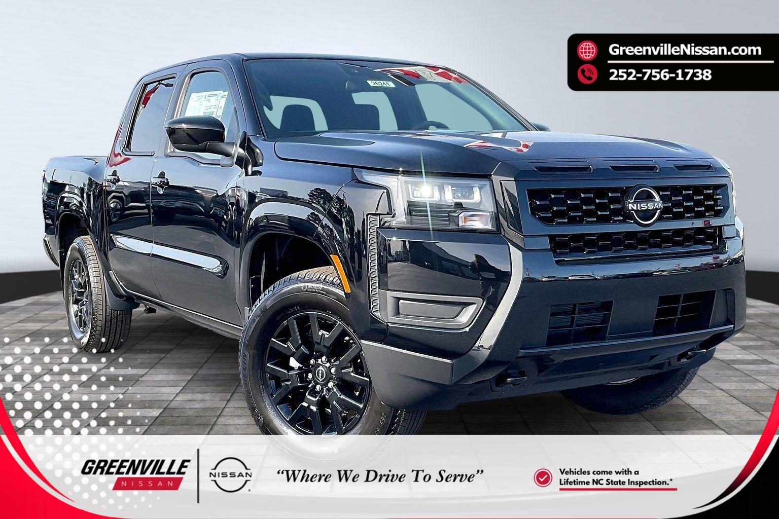 Super Black 2026 Nissan Frontier Pickup Truck Four-Wheel Drive Automatic