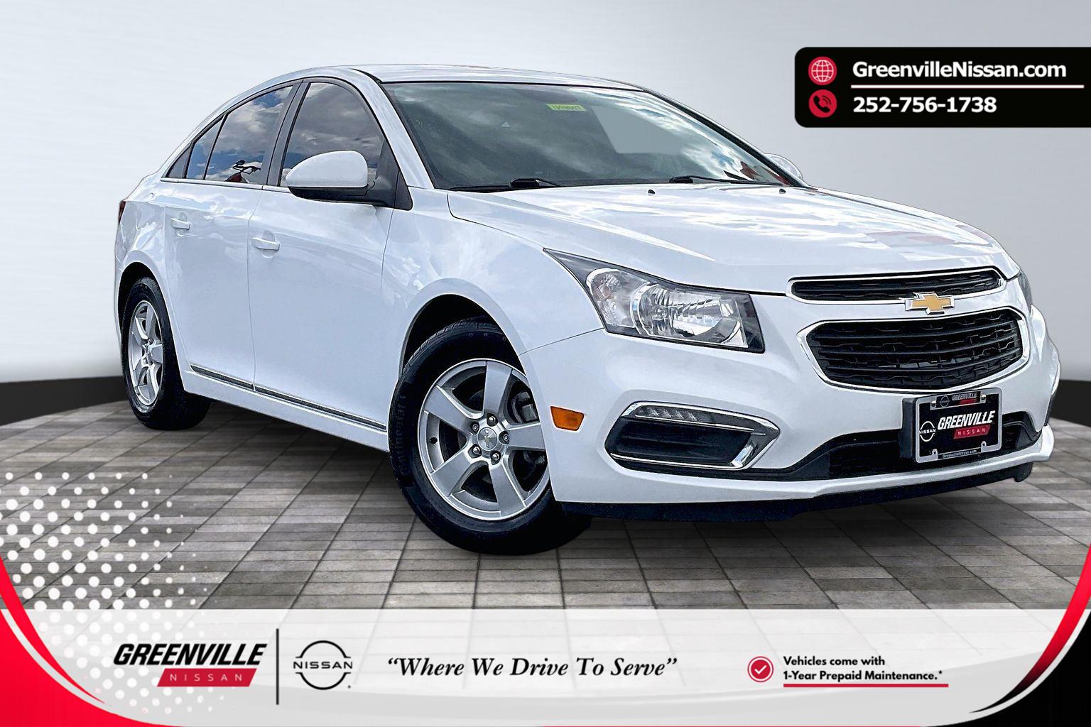 Summit White 2016 Chevrolet Cruze Limited 1LT FWD Sedan Front-Wheel Drive 6-Speed Automatic