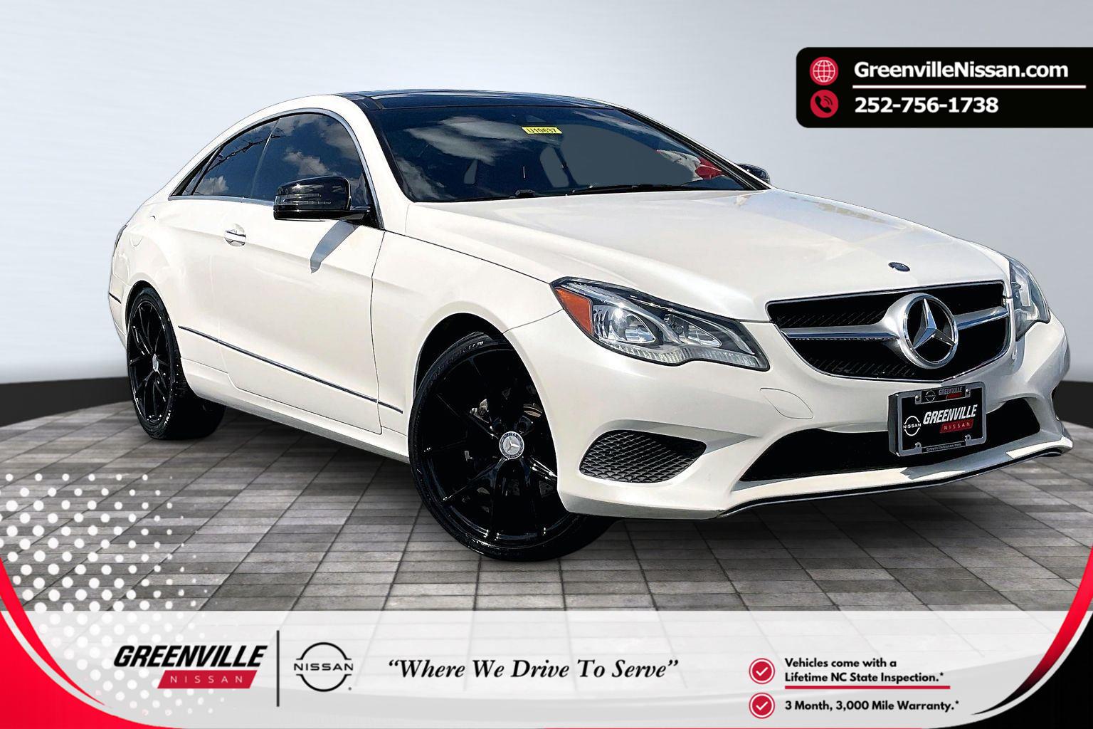 designo Diamond White 2015 Mercedes-Benz E-Class Coupe All-Wheel Drive Automatic