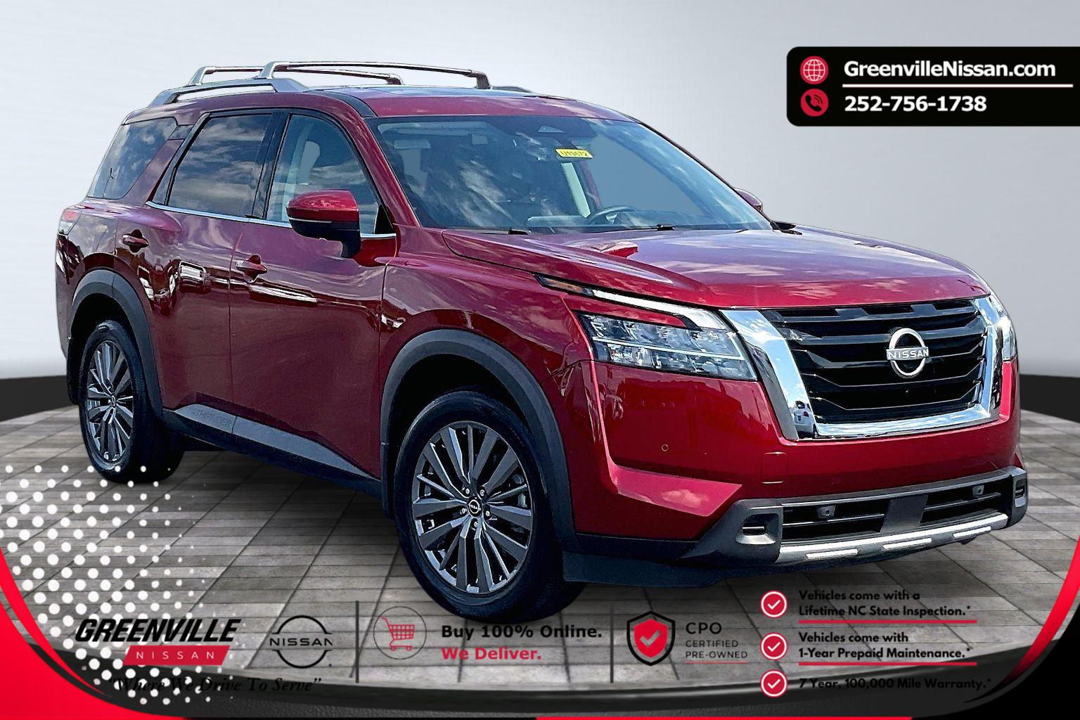 Red (Scarlet Ember Tintcoat) 2024 Nissan Pathfinder SL FWD SUV / Crossover Front-Wheel Drive Automatic