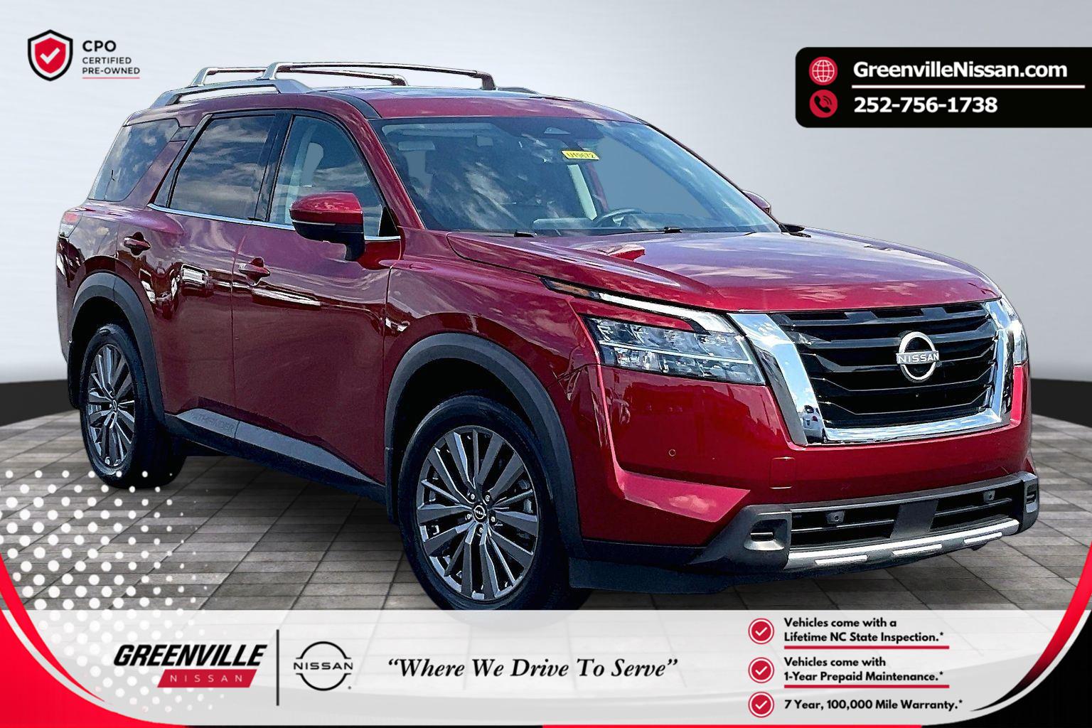 Red (Scarlet Ember Tintcoat) 2024 Nissan Pathfinder SL FWD SUV / Crossover Front-Wheel Drive Automatic