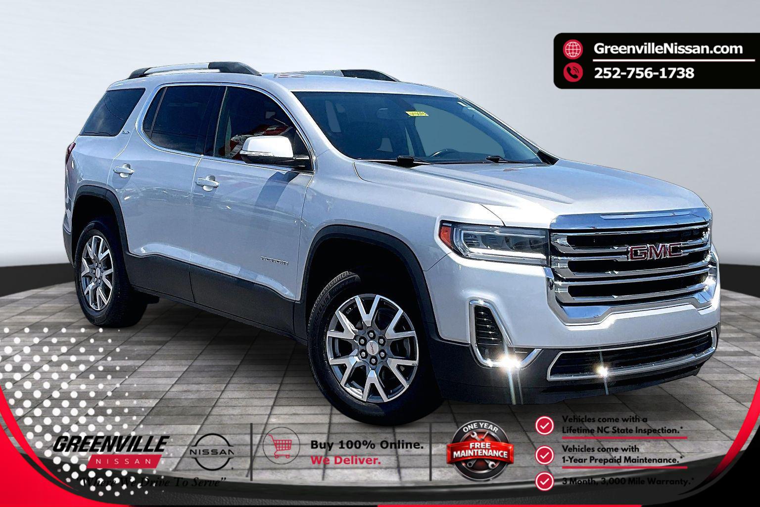 Quicksilver Metallic 2020 GMC Acadia SLT FWD SUV / Crossover Front-Wheel Drive 9-Speed Automatic