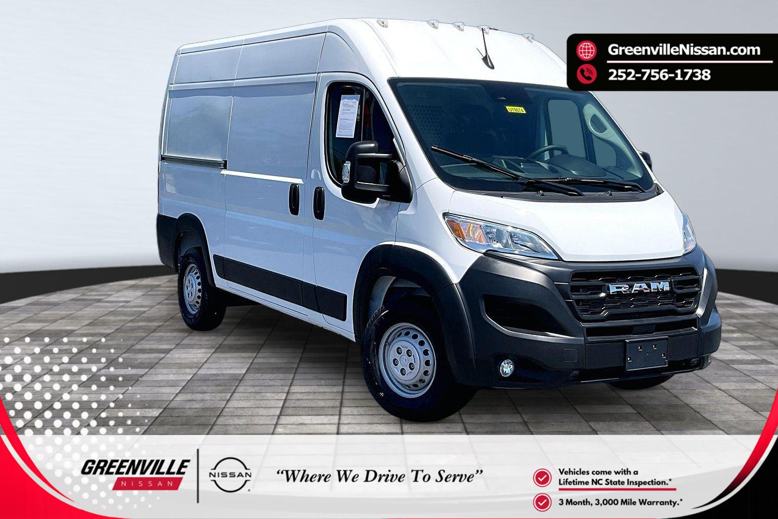 Bright White Clearcoat 2025 RAM ProMaster Van Front-Wheel Drive 9-Speed Automatic