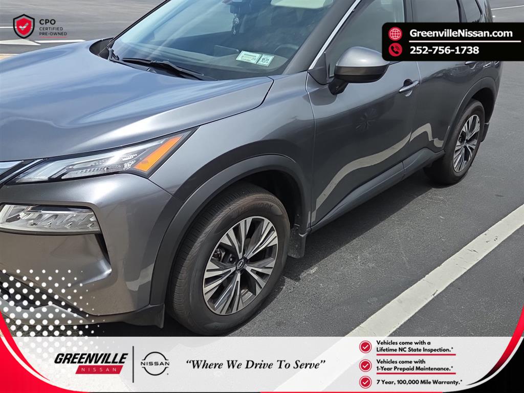 Gray (GUN METALLIC) 2023 Nissan Rogue SV AWD SUV / Crossover All-Wheel Drive Automatic