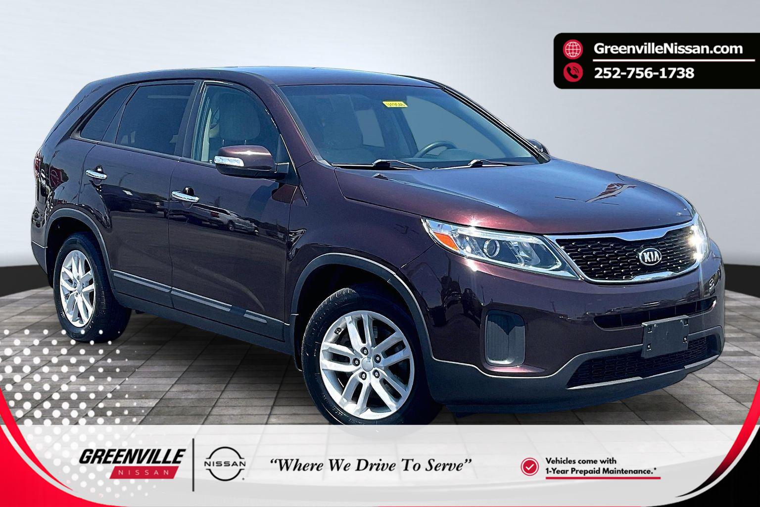 Dark Cherry 2015 Kia Sorento LX SUV / Crossover Front-Wheel Drive 6-Speed Automatic