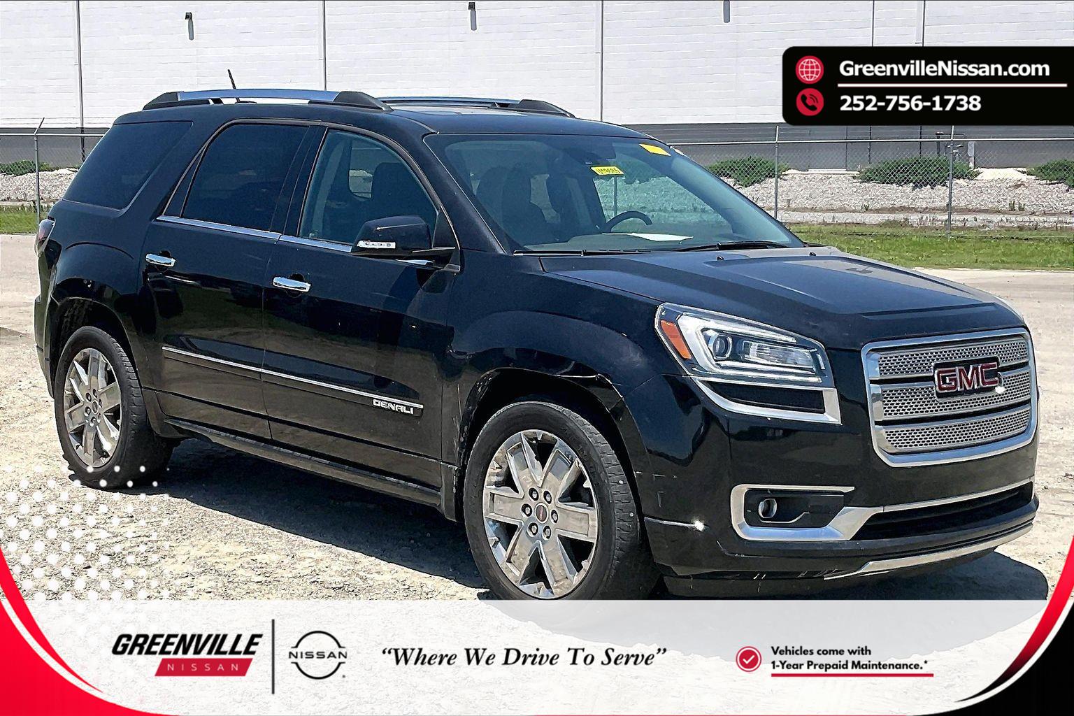 Black (Ebony Twilight Metallic) 2016 GMC Acadia Denali FWD SUV / Crossover Front-Wheel Drive 6-Speed Automatic