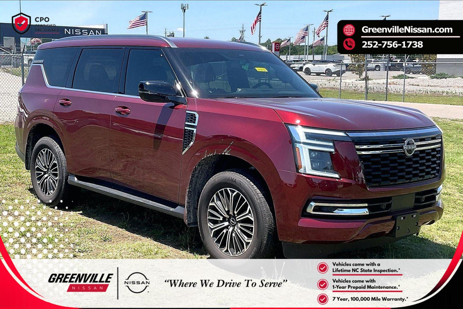 Coulis Red Pearl 2025 Nissan Armada SL RWD SUV / Crossover 4X2 Automatic