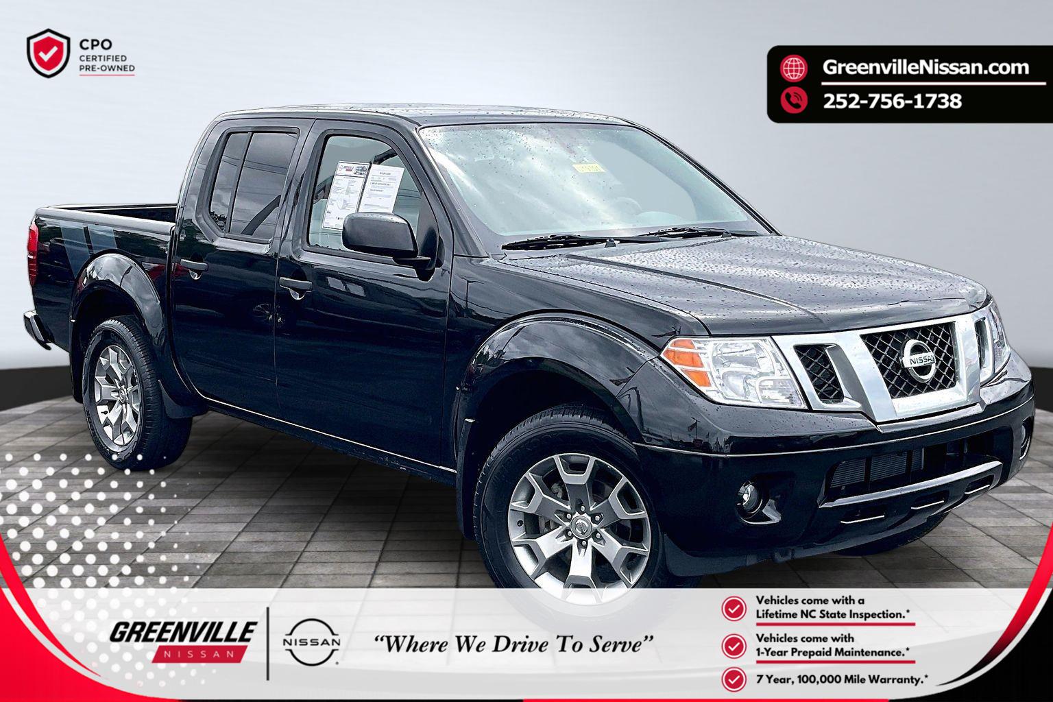 Gray (Magnetic Black Pearl) 2021 Nissan Frontier SV Crew Cab 4WD Pickup Truck Four-Wheel Drive Automatic