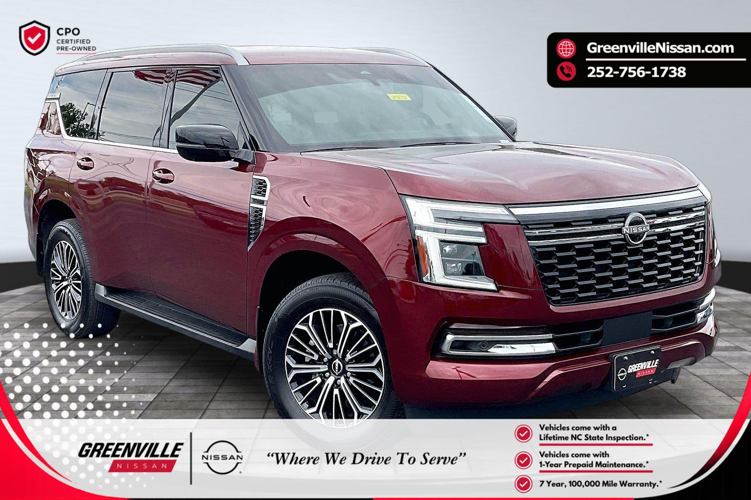 Coulis Red Pearl 2025 Nissan Armada SL RWD SUV / Crossover 4X2 Automatic