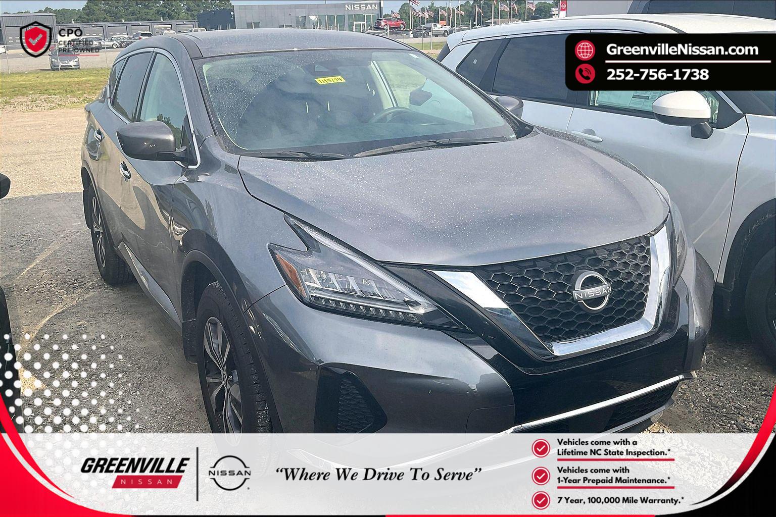 Gray (Gun Metallic) 2023 Nissan Murano SUV / Crossover Front-Wheel Drive Continuously Variable Transmission