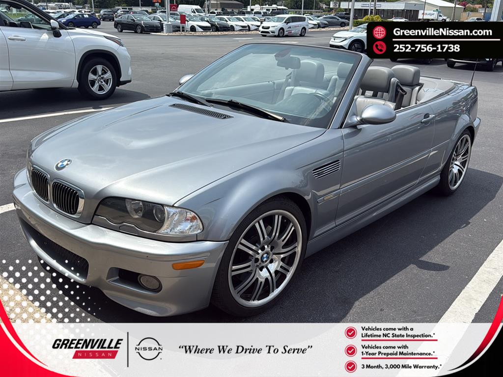 Silver 2005 BMW M3 Convertible Rear-Wheel Drive 6-Speed Manual