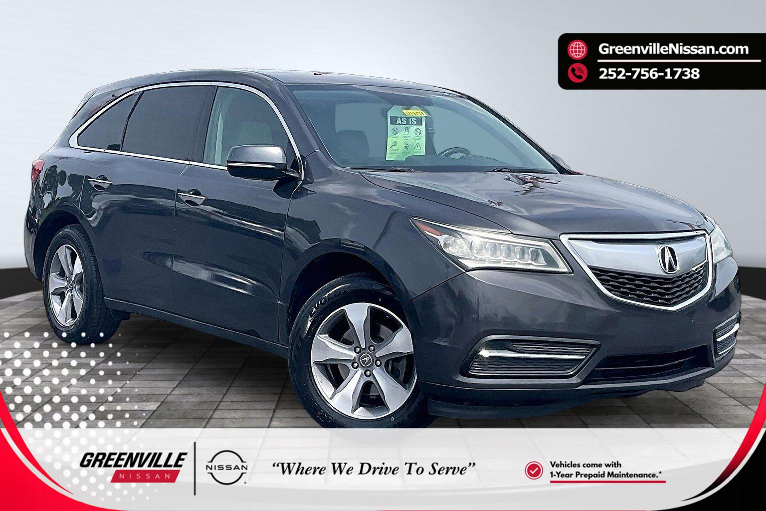 2016 Acura MDX SH-AWD with AcuraWatch Plus Package