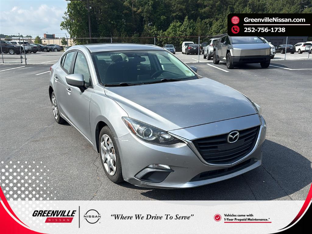 Liquid Silver Metallic 2015 Mazda MAZDA3 Sedan Front-Wheel Drive Automatic