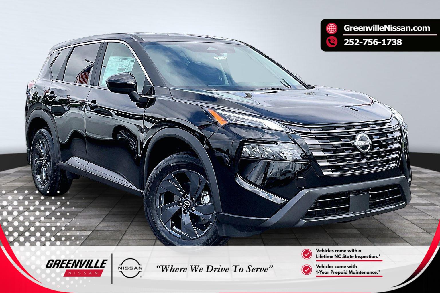 Super Black 2026 Nissan Rogue SUV / Crossover Front-Wheel Drive Continuously Variable Transmission