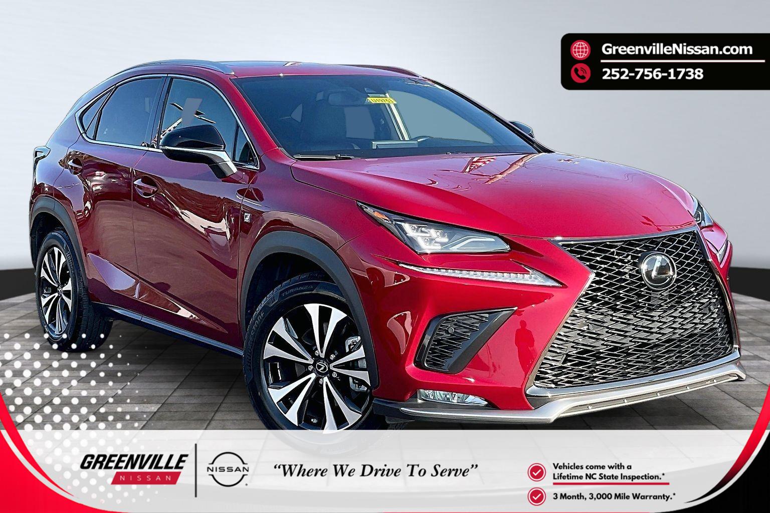 Matador Red Mica 2021 Lexus NX SUV / Crossover All-Wheel Drive Automatic