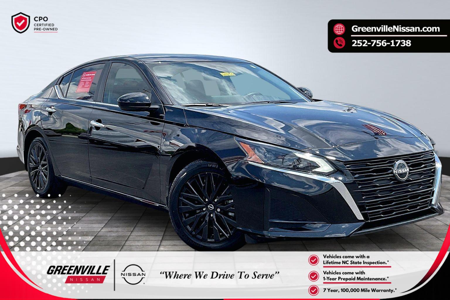 Super Black 2025 Nissan Altima Sedan Front-Wheel Drive Continuously Variable Transmission