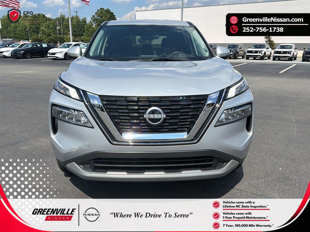 Brilliant Silver Metallic 2022 Nissan Rogue SUV / Crossover Front-Wheel Drive Continuously Variable Transmission