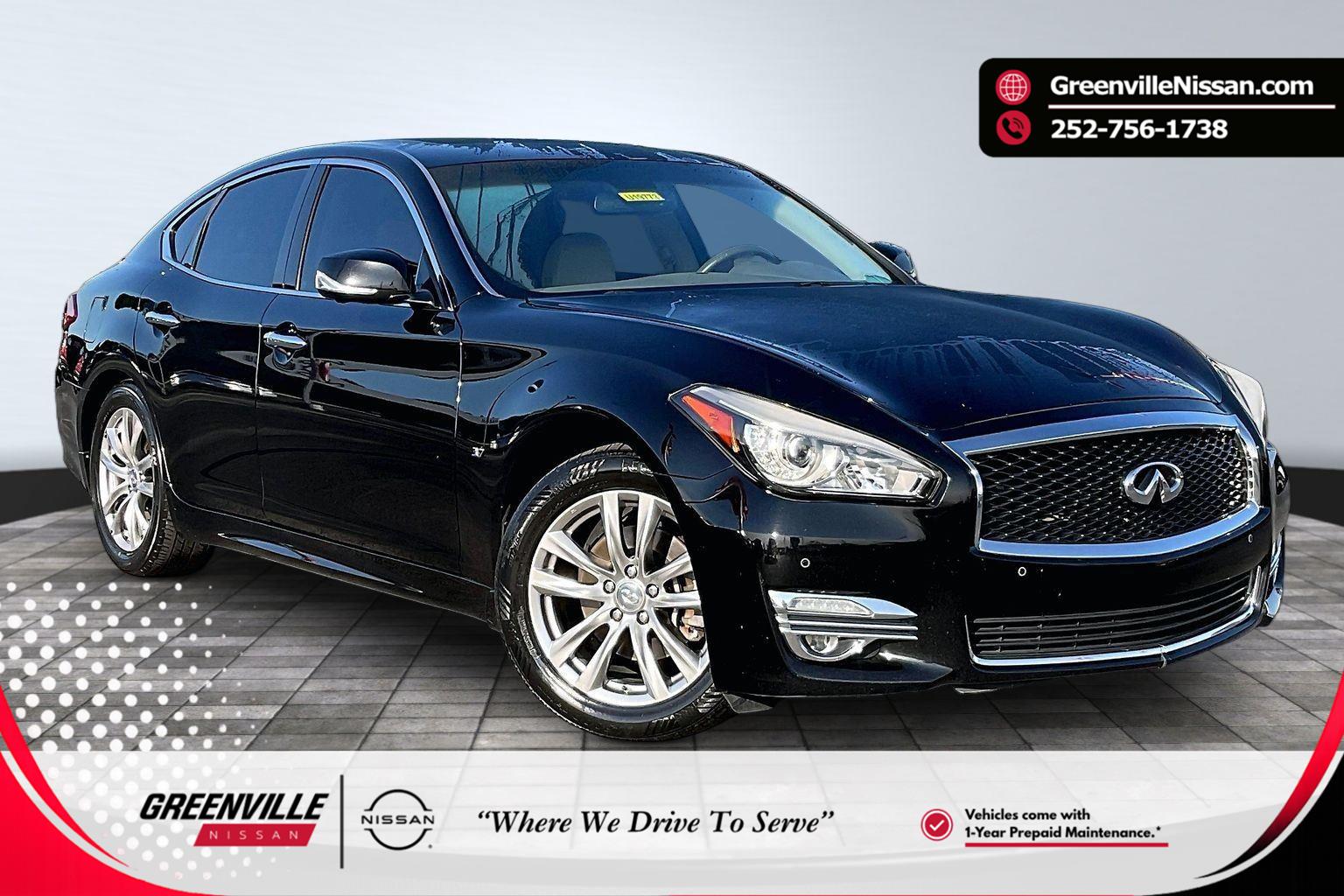 Black Obsidian 2018 INFINITI Q70 Sedan Rear-Wheel Drive Automatic