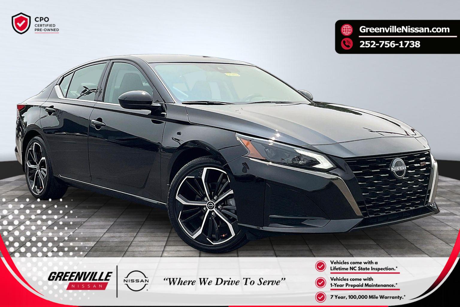 Super Black 2025 Nissan Altima Sedan Front-Wheel Drive Continuously Variable Transmission