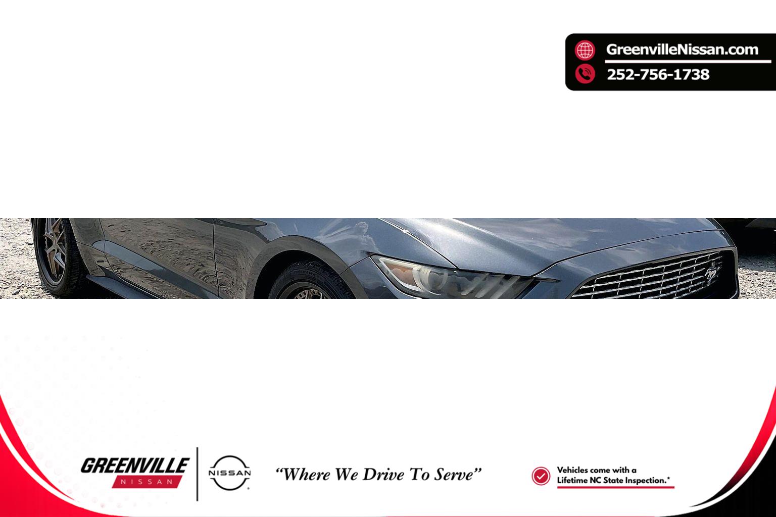 Gray (Magnetic) 2016 Ford Mustang Convertible Rear-Wheel Drive 6-Speed Manual