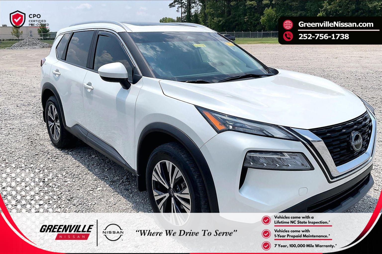 PEARL WHITE TRICOAT 2023 Nissan Rogue SUV / Crossover Front-Wheel Drive