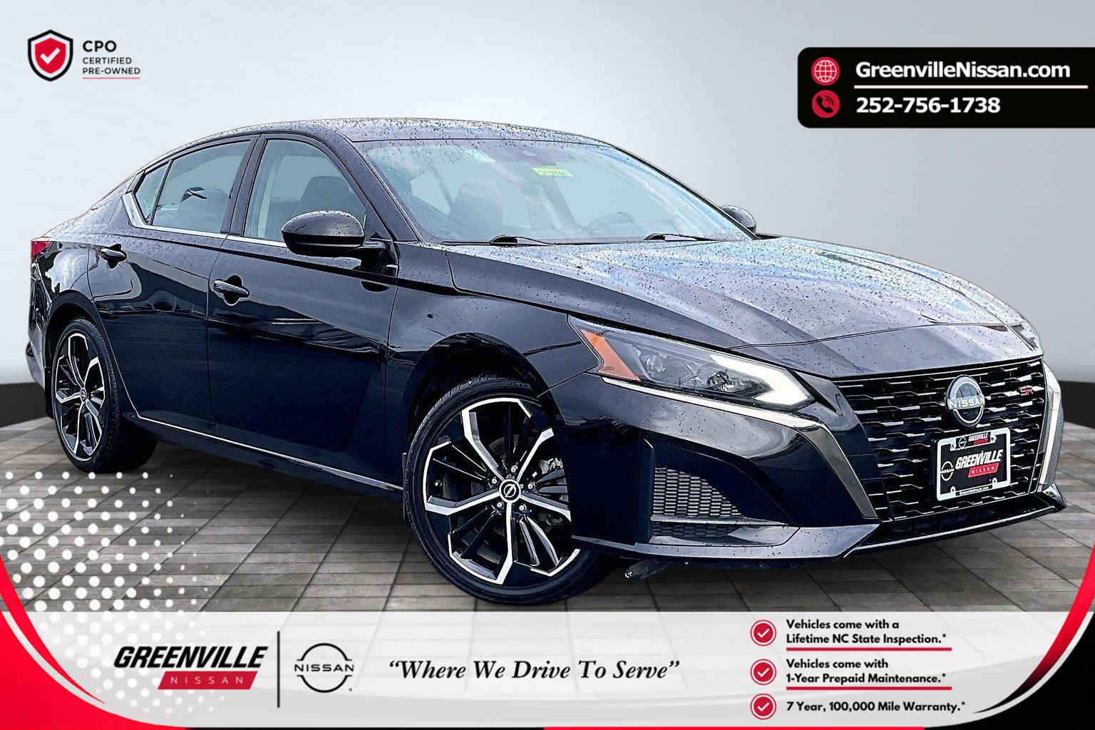Super Black 2025 Nissan Altima Sedan Front-Wheel Drive Continuously Variable Transmission