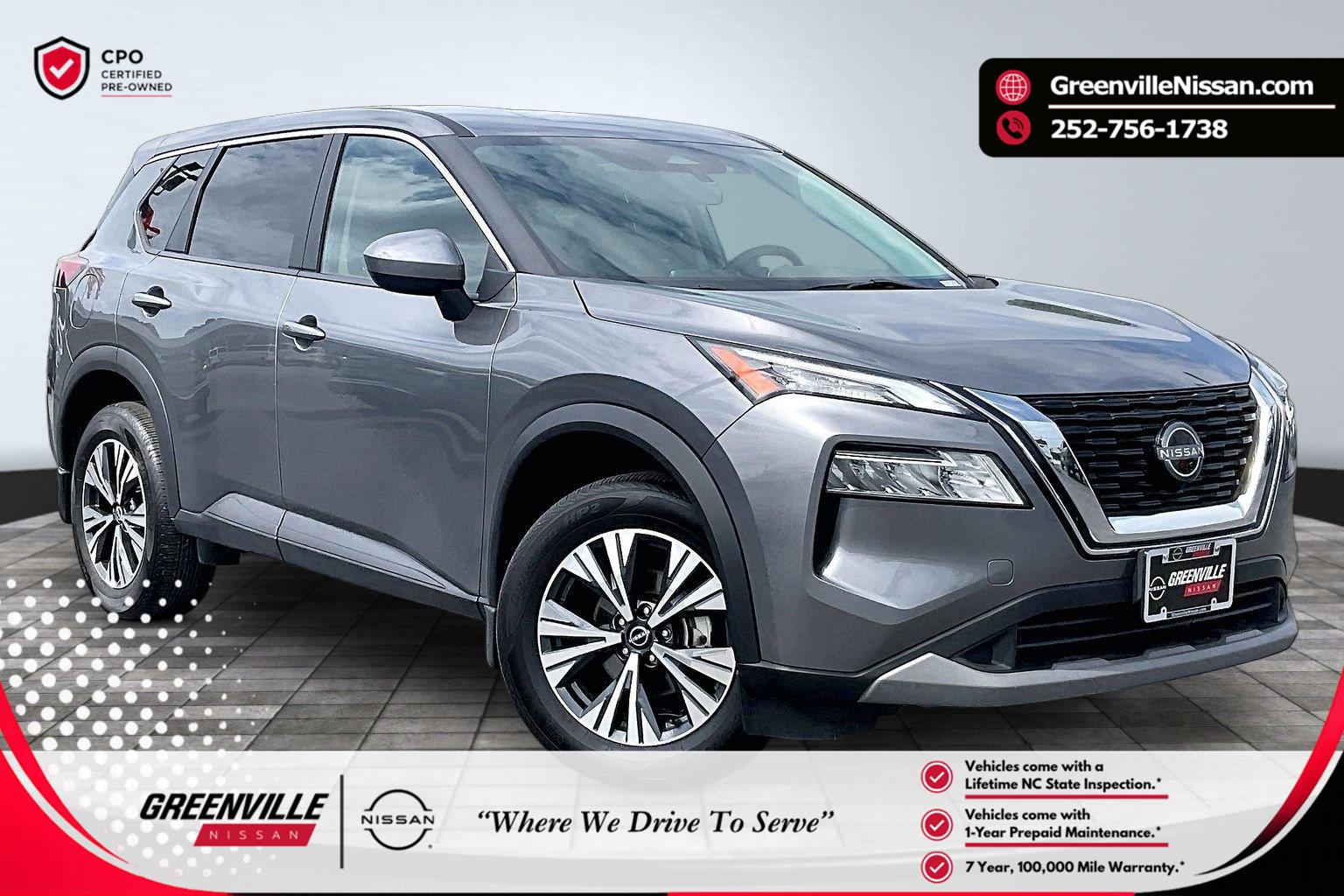 Gray (GUN METALLIC) 2023 Nissan Rogue SUV / Crossover All-Wheel Drive Automatic