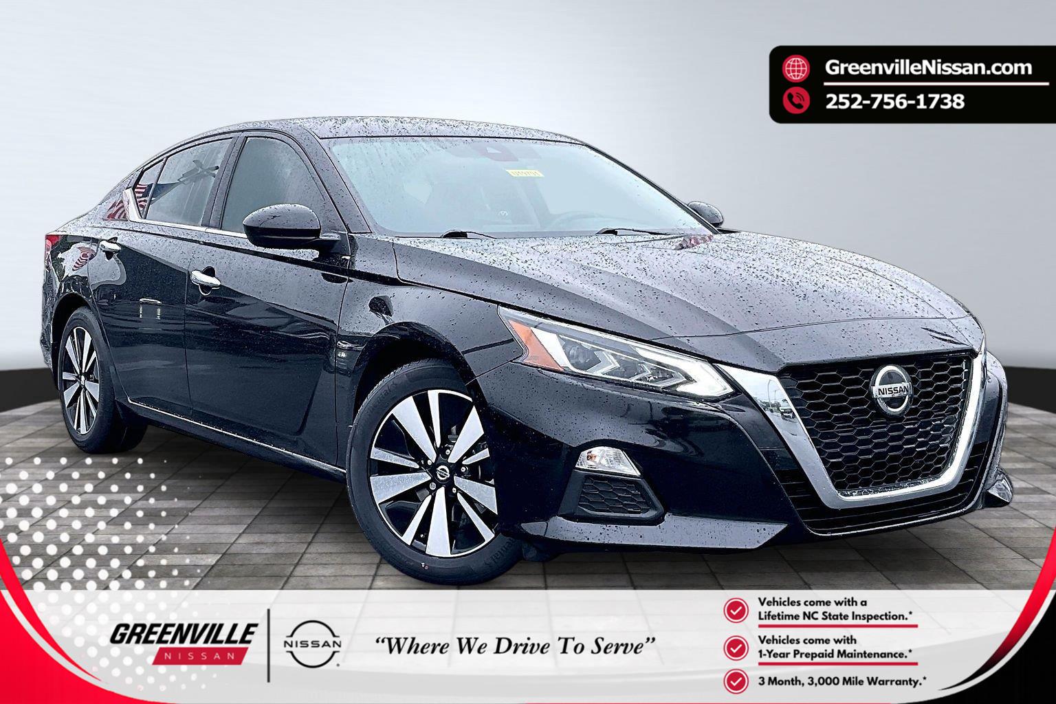 Super Black 2022 Nissan Altima Sedan Front-Wheel Drive Continuously Variable Transmission