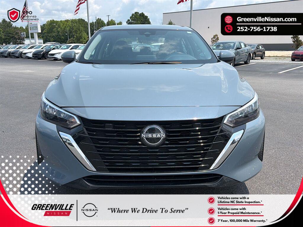 Electric Blue Metallic 2024 Nissan Sentra Sedan Front-Wheel Drive Continuously Variable Transmission