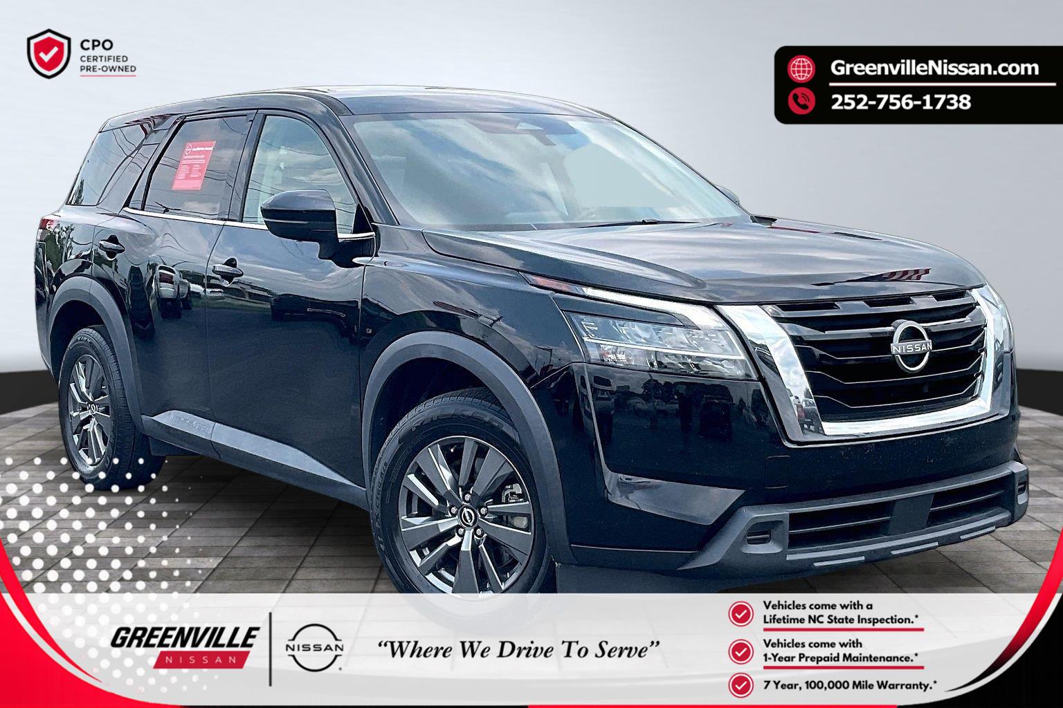 Super Black 2022 Nissan Pathfinder SUV / Crossover All-Wheel Drive Automatic