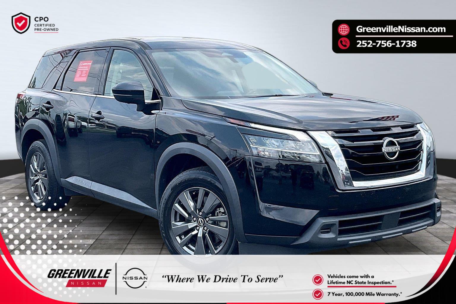 Super Black 2022 Nissan Pathfinder SUV / Crossover All-Wheel Drive Automatic
