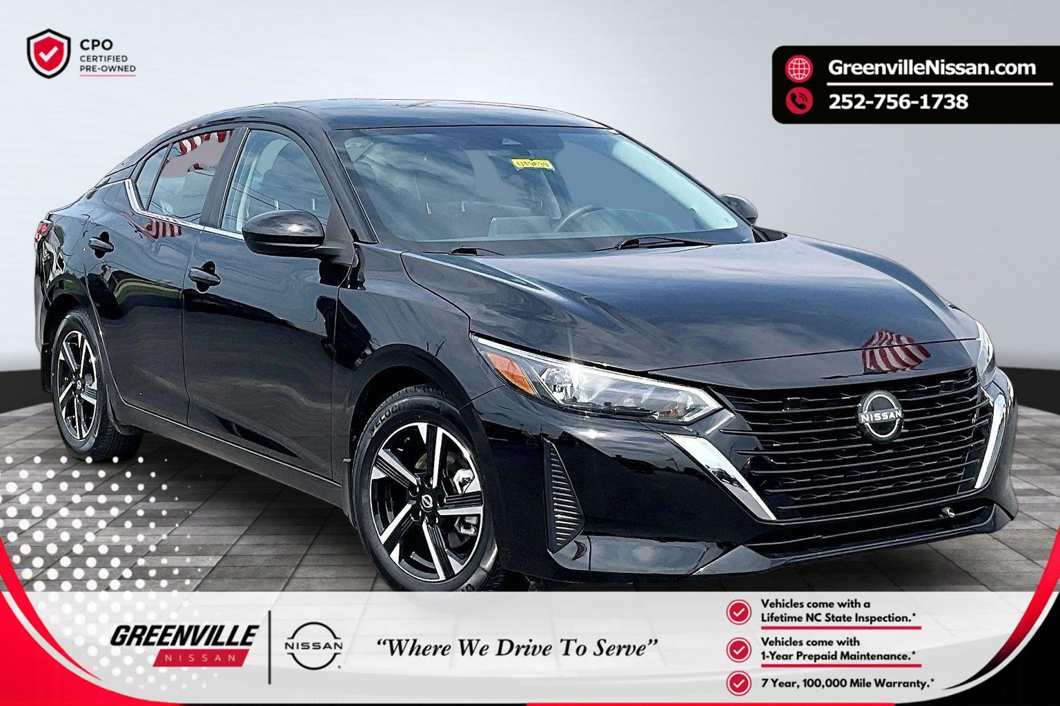 Super Black 2025 Nissan Sentra Sedan Front-Wheel Drive Continuously Variable Transmission