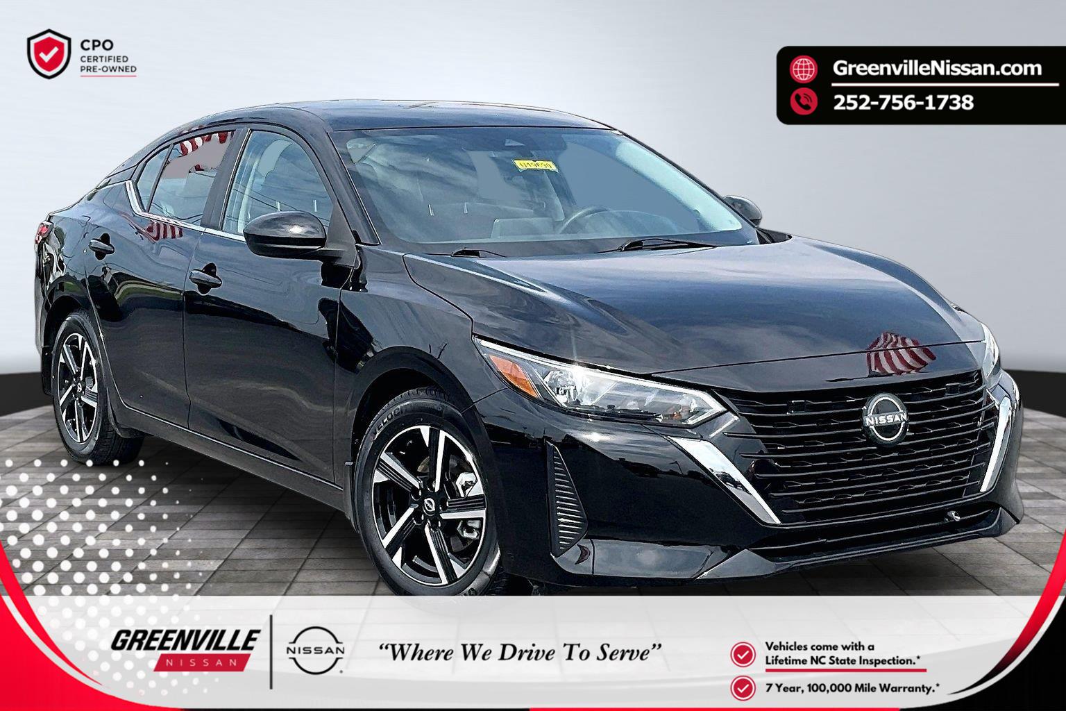 Super Black 2025 Nissan Sentra Sedan Front-Wheel Drive Continuously Variable Transmission
