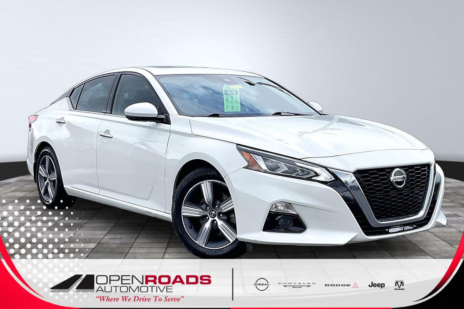 Pearl White Tricoat 2019 Nissan Altima Sedan Front-Wheel Drive Continuously Variable Transmission