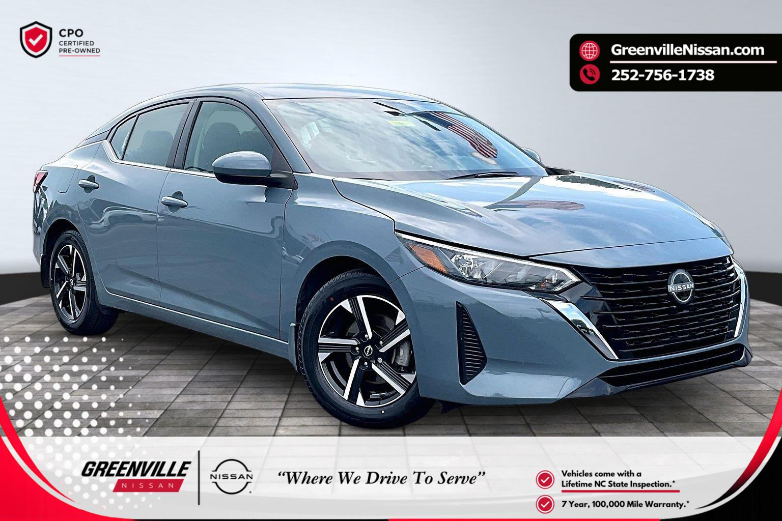 Electric Blue Metallic 2024 Nissan Sentra Sedan Front-Wheel Drive Continuously Variable Transmission