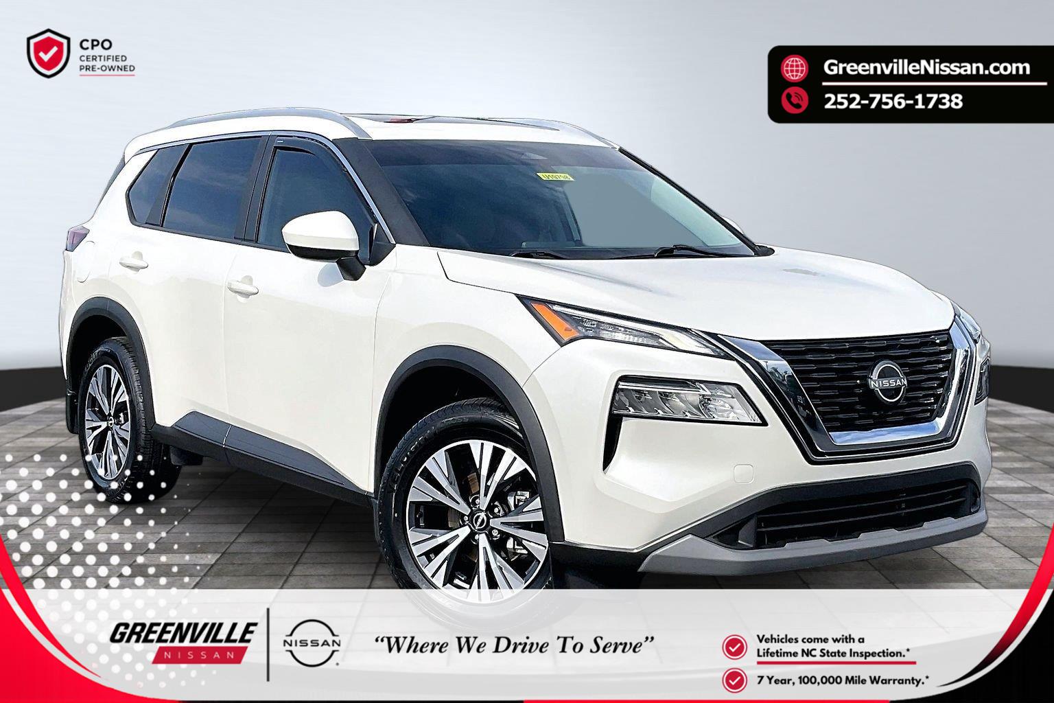 PEARL WHITE TRICOAT 2023 Nissan Rogue SUV / Crossover Front-Wheel Drive