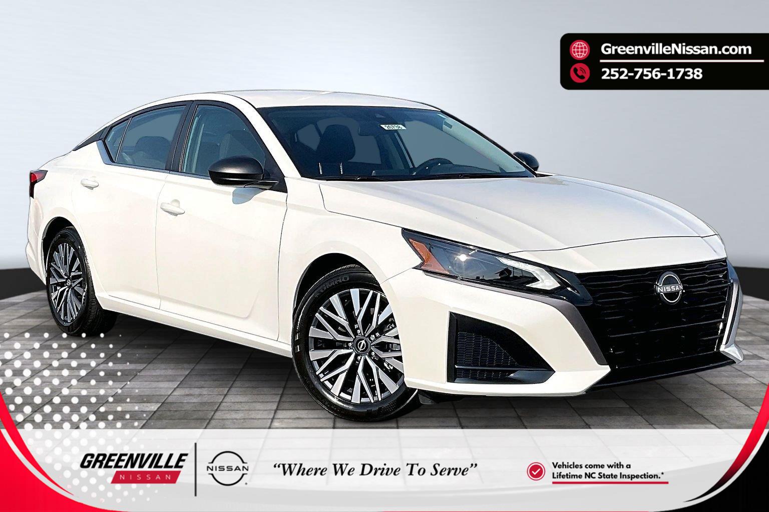 Pearl White Tricoat 2026 Nissan Altima Sedan Front-Wheel Drive Continuously Variable Transmission