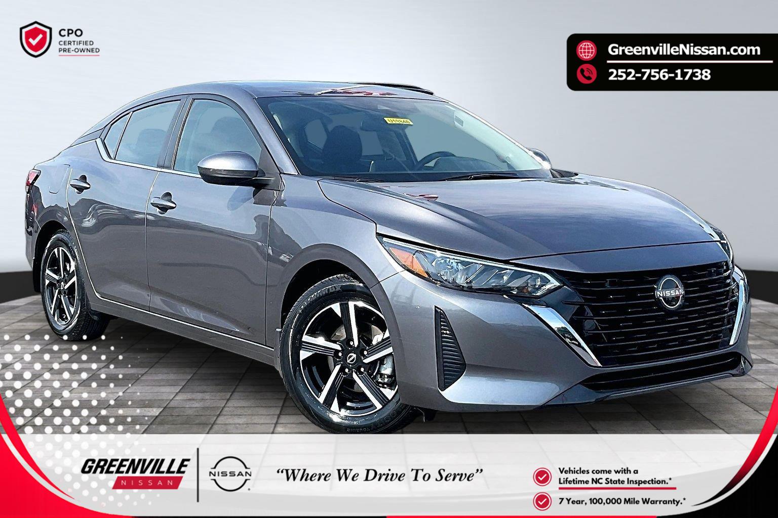 Gray (Gun Metallic) 2025 Nissan Sentra Sedan Front-Wheel Drive Continuously Variable Transmission