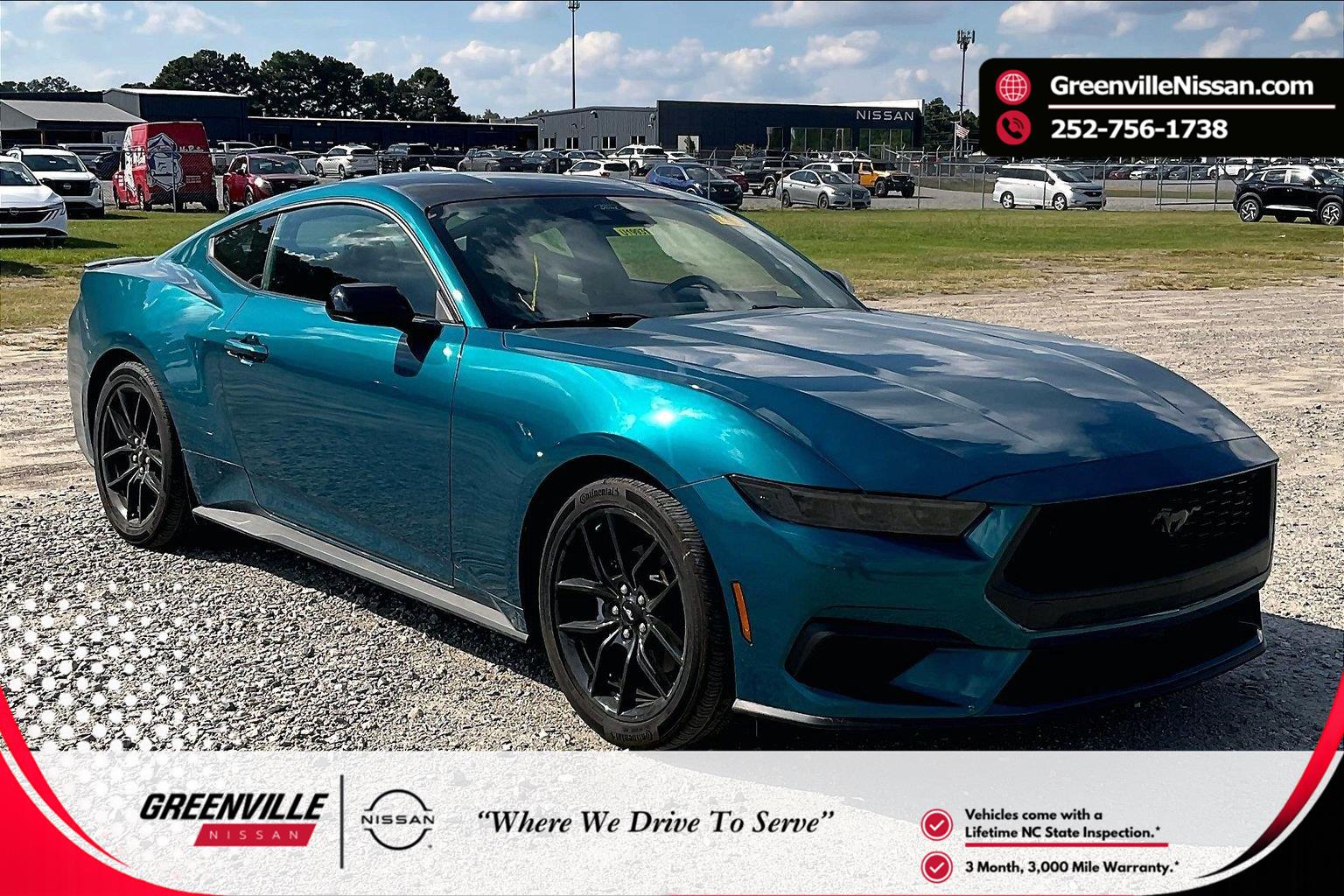 Adriatic Blue 2026 Ford Mustang Coupe Rear-Wheel Drive Automatic