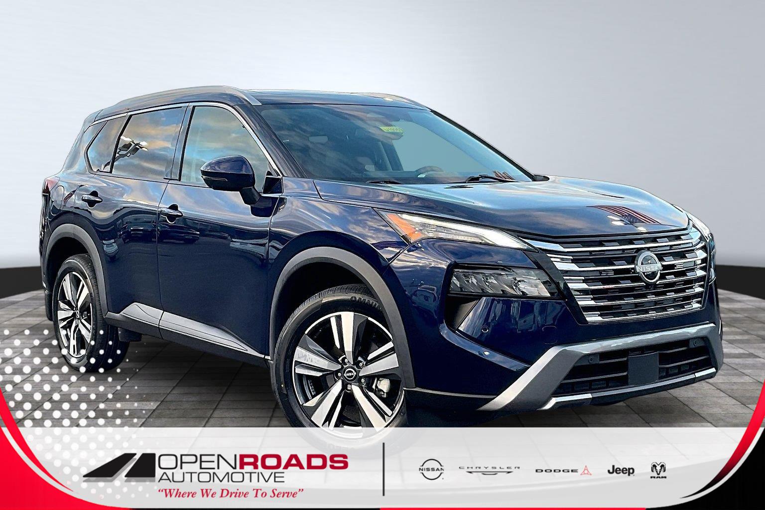 Deep Ocean Blue Pearl 2024 Nissan Rogue SUV / Crossover Front-Wheel Drive Continuously Variable Transmission