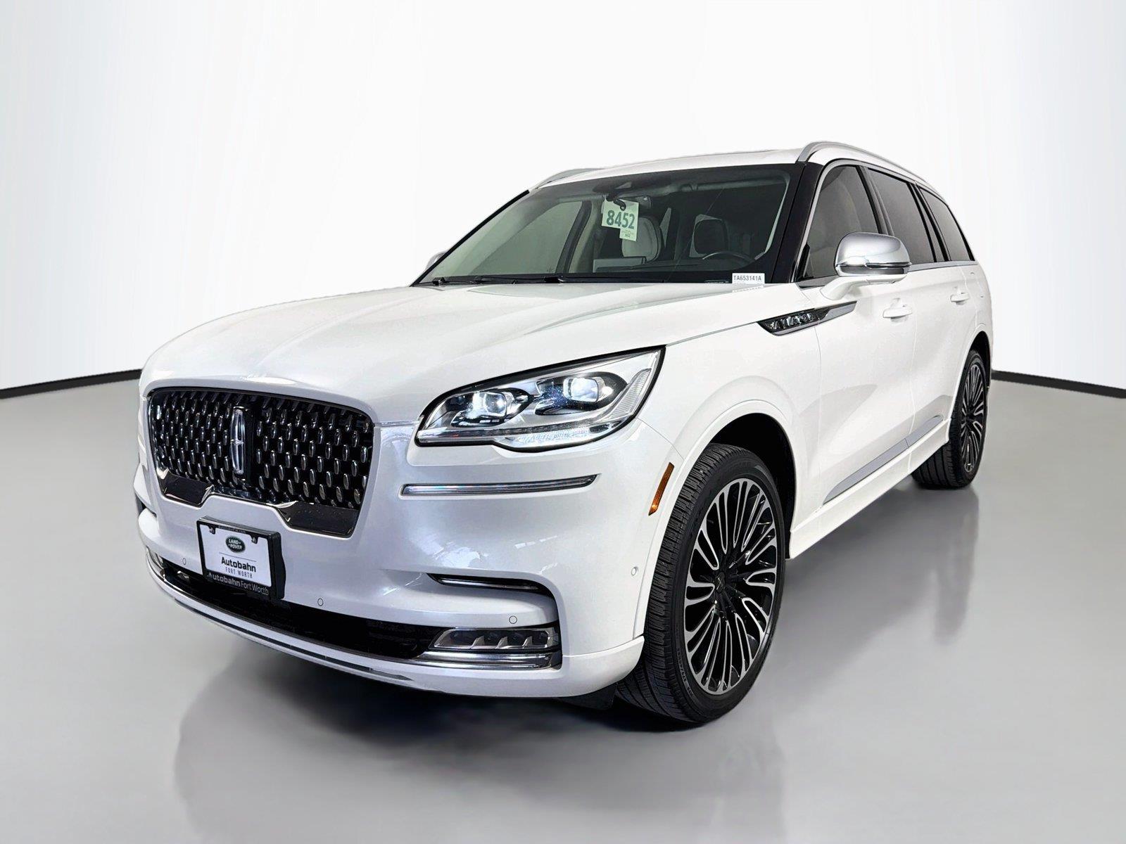 Pristine White 2021 Lincoln Aviator SUV / Crossover All-Wheel Drive Automatic