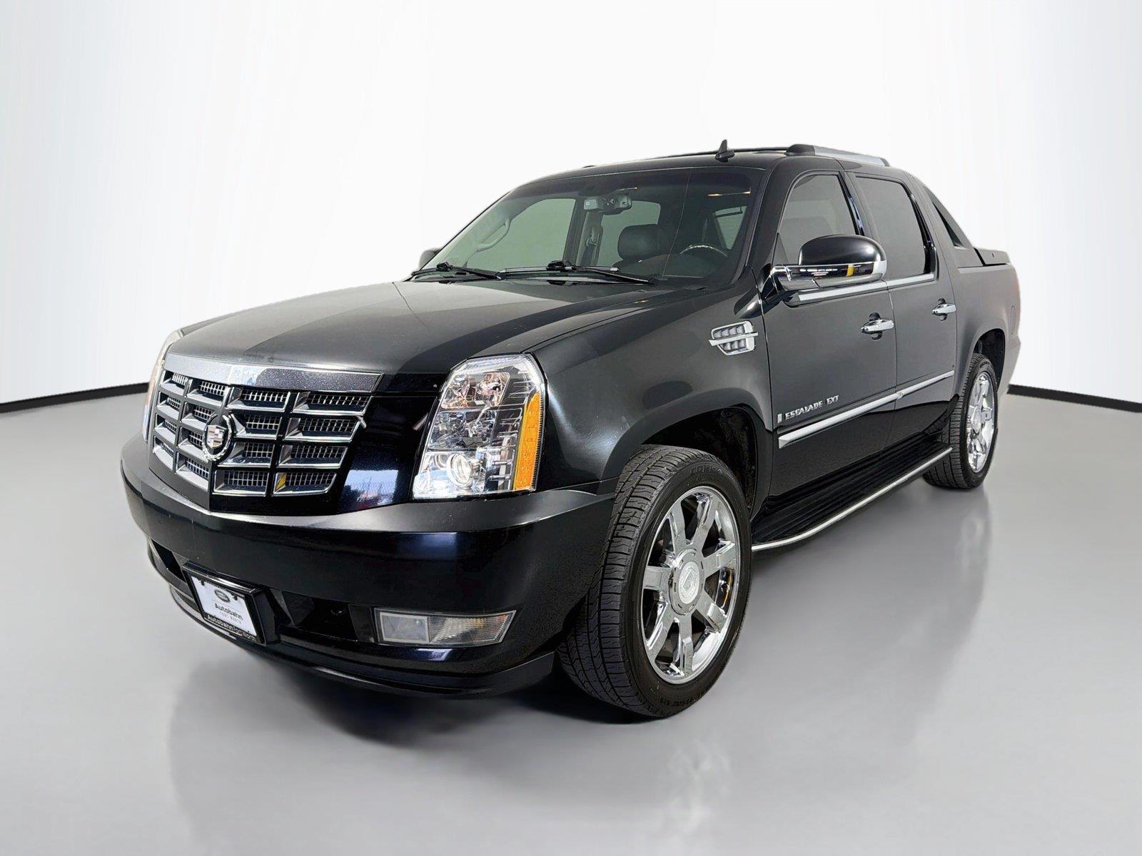 Black 2008 Cadillac Escalade EXT Pickup Truck All-Wheel Drive 6-Speed Automatic