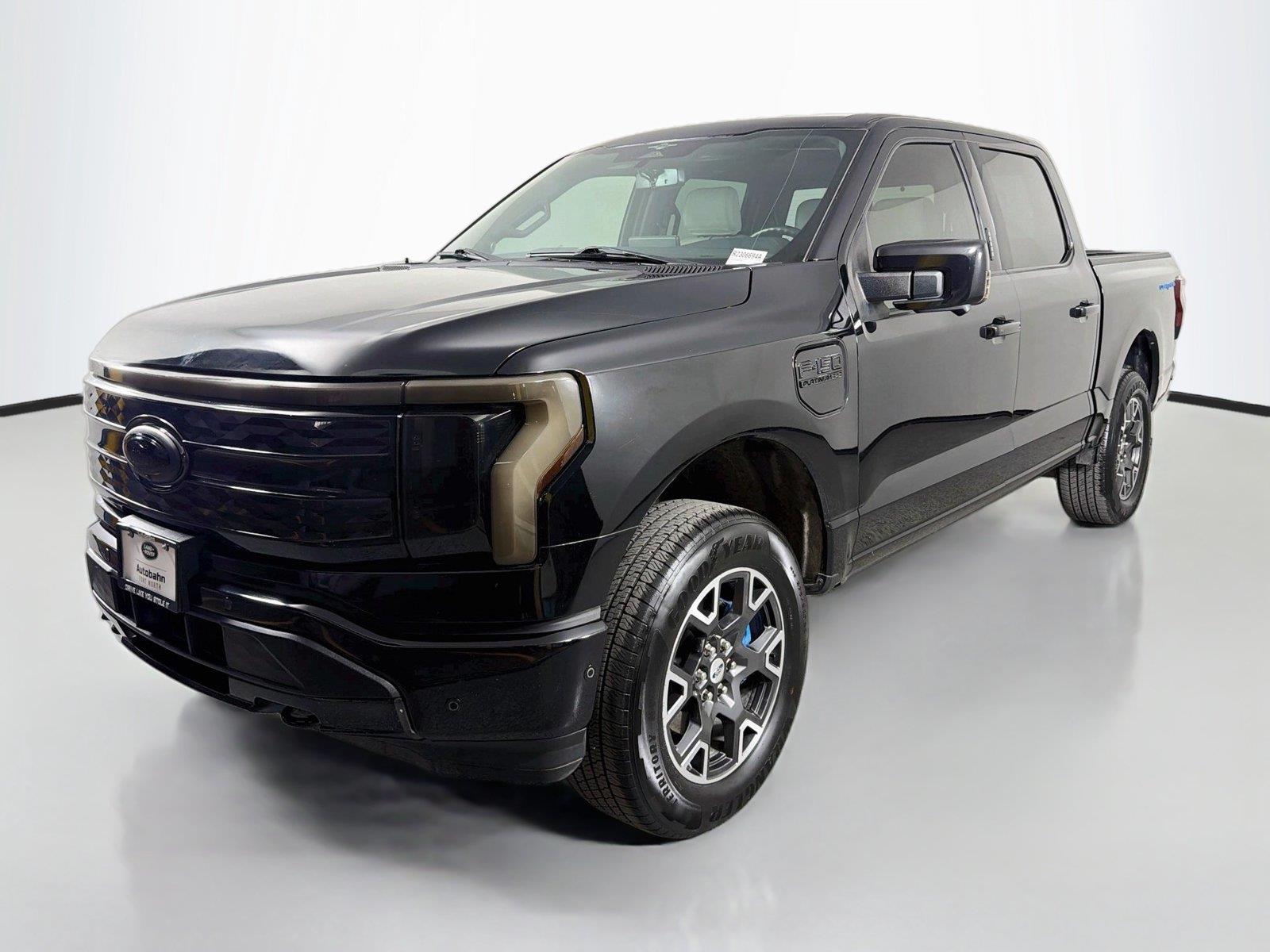 Agate Black 2023 Ford F-150 Lightning Pickup Truck All-Wheel Drive 1-Speed Dual Clutch