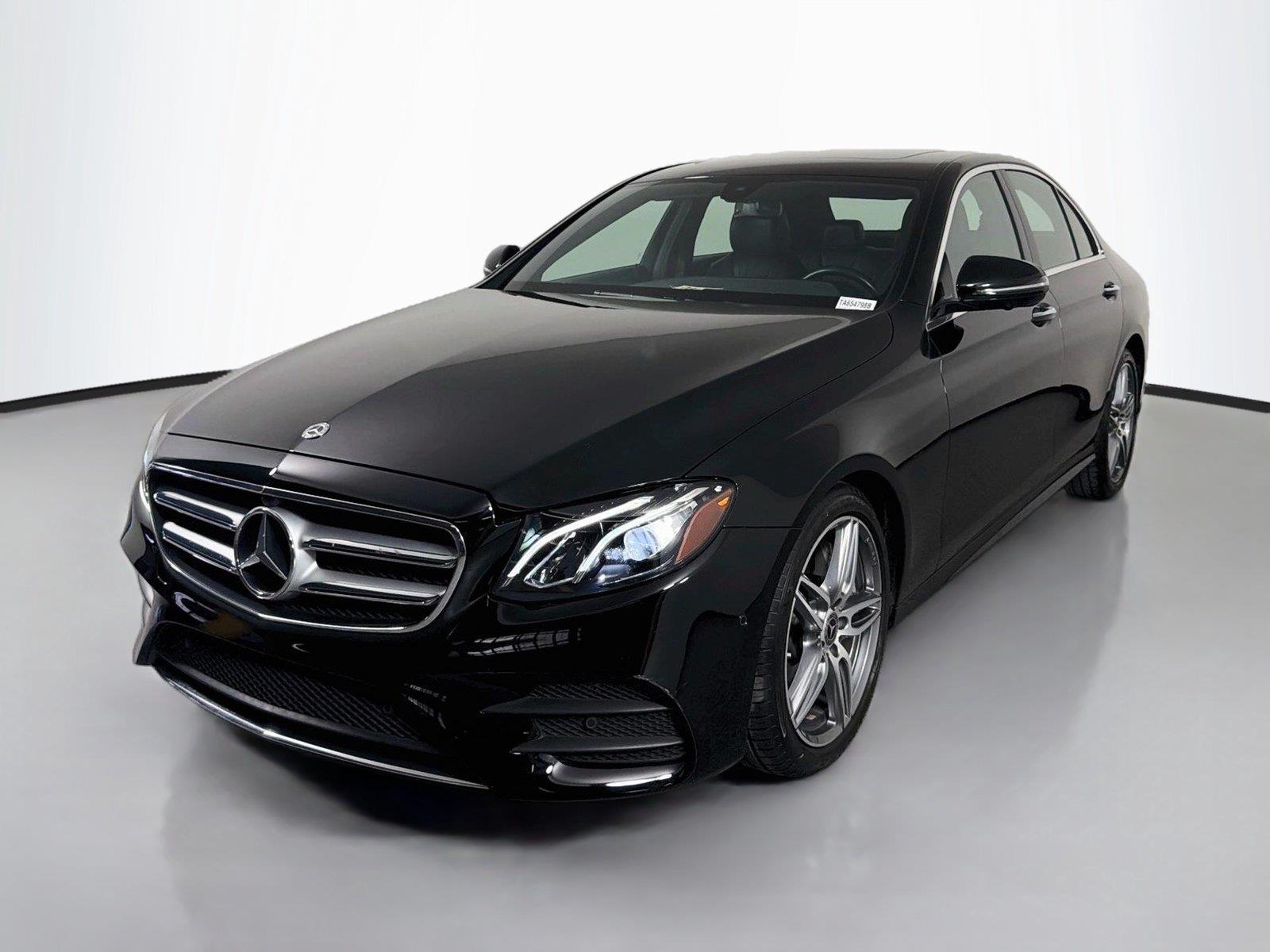 Black 2019 Mercedes-Benz E-Class Sedan All-Wheel Drive Automatic