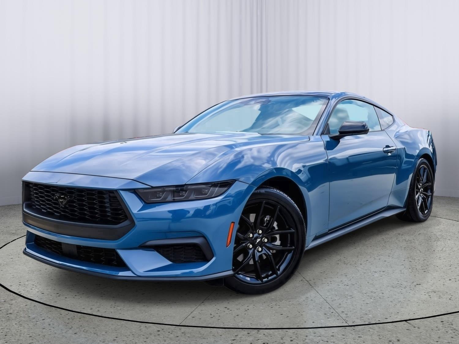 Vapor Blue 2025 Ford Mustang Coupe Rear-Wheel Drive Automatic