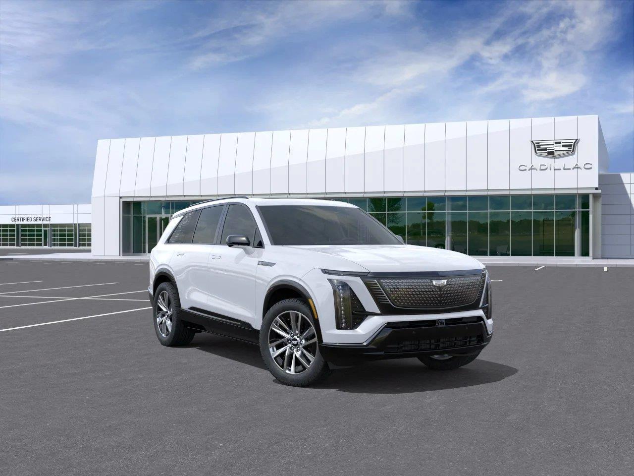 Vibrant White Tricoat 2026 Cadillac VISTIQ SUV / Crossover All-Wheel Drive Automatic